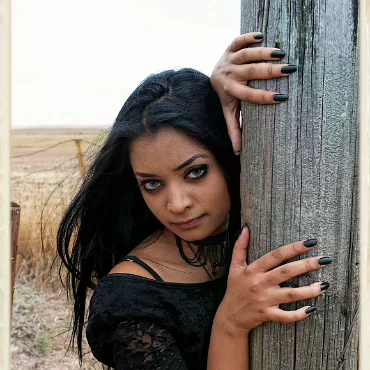 Cyn (with me) What a great time we had putting together our first shoot. A gorgous model on a windswept day.